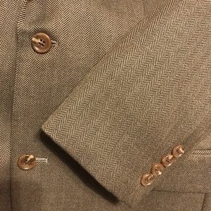 Men’s Chocolate & Tan Izod Sports Coat 38R